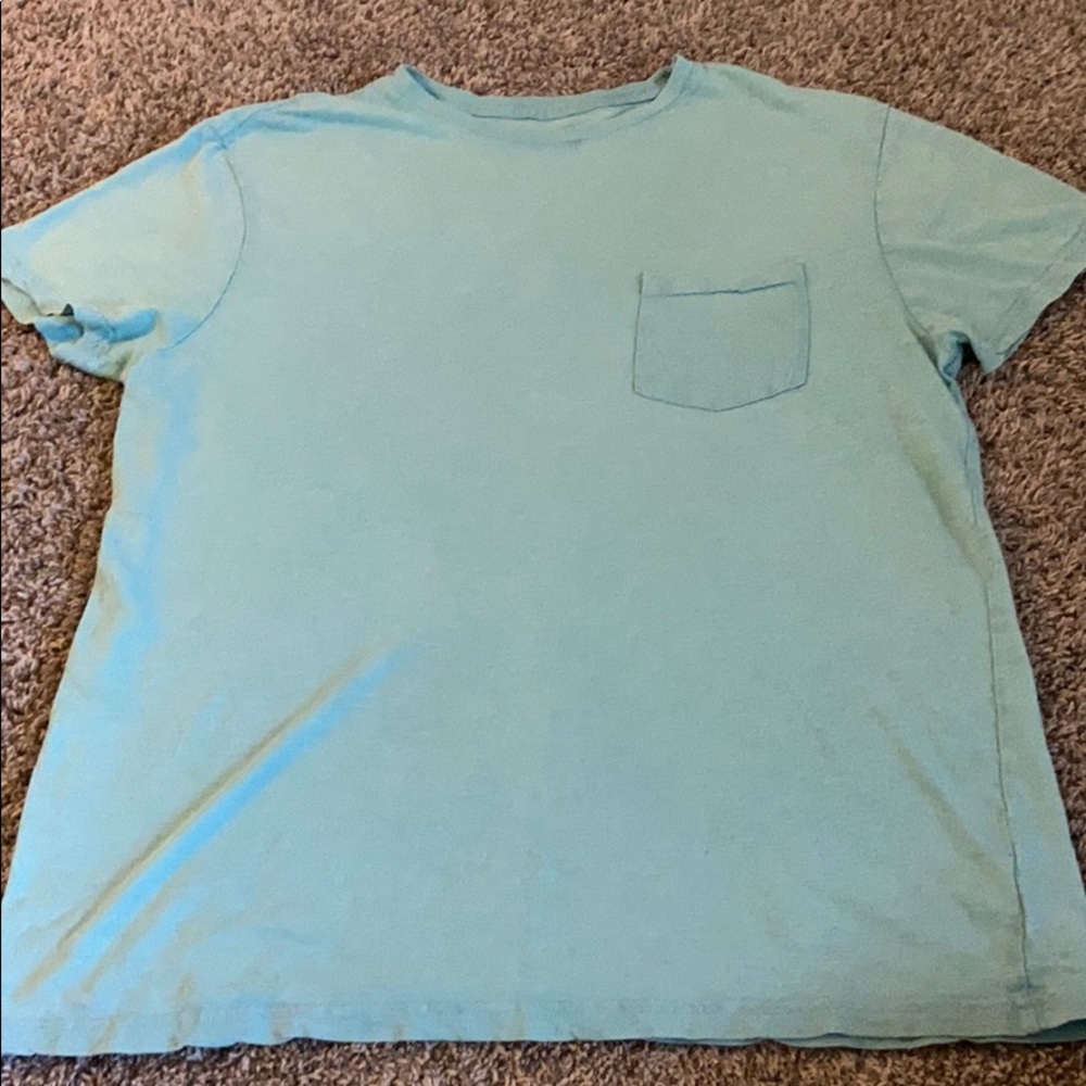 teal oversized tee